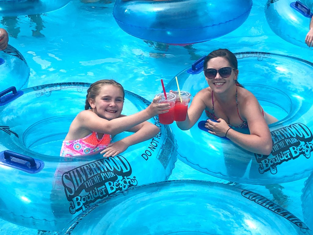 Swim up bar at silverwood theme park