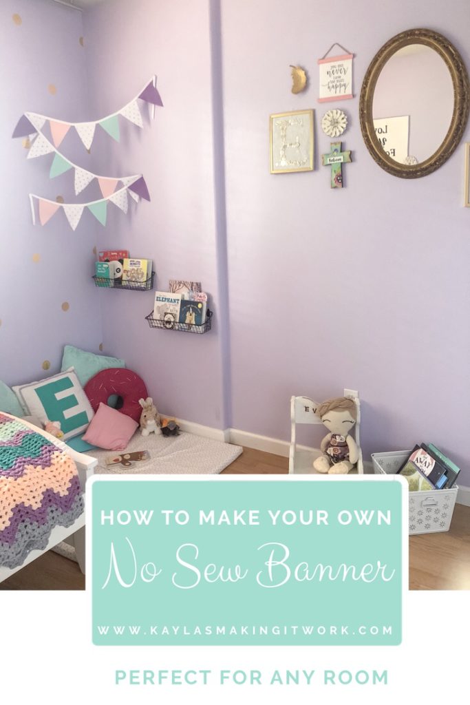 Easy No Sew Banner