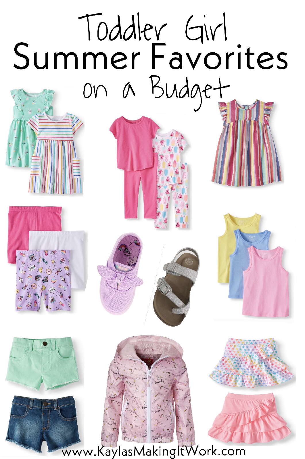 Toddler Girl Summer Clothes On a Budget