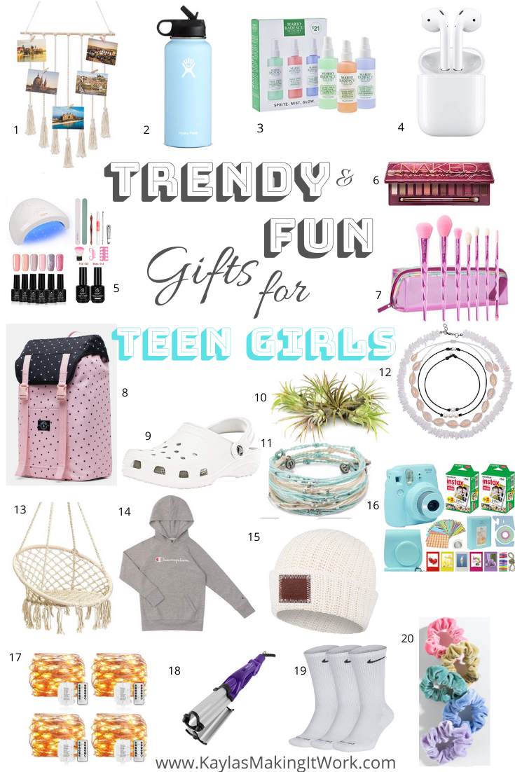 Trendy & Fun Gifts For Teen Girls - Kayla's