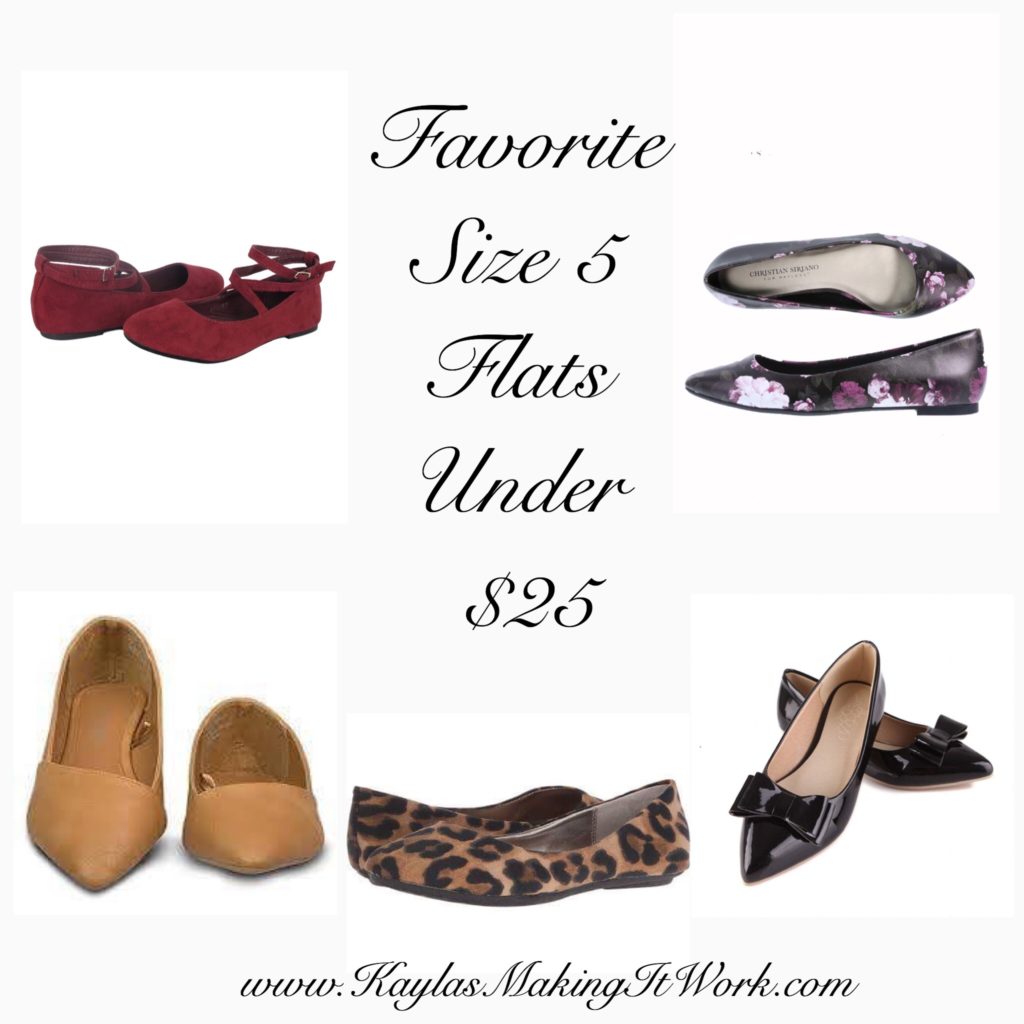 Favorite Size 5 Flats Under $25 - Kayla's