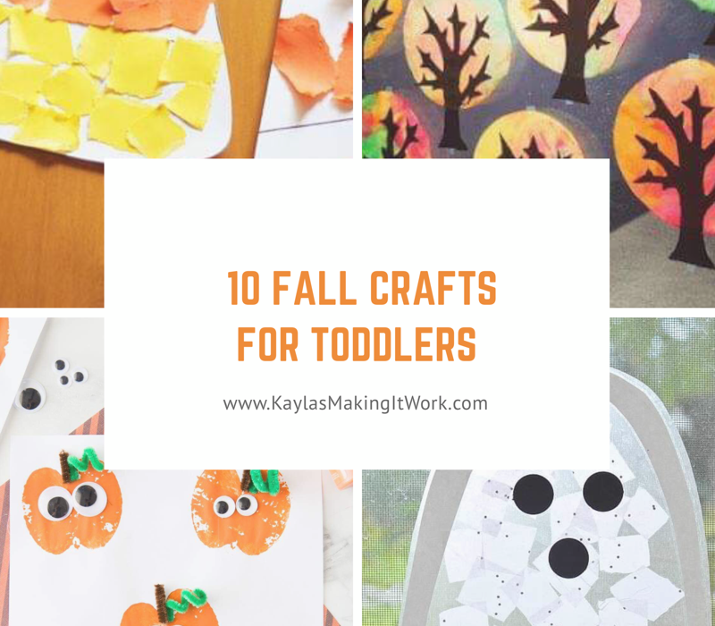 10 fall crafts for toddlers